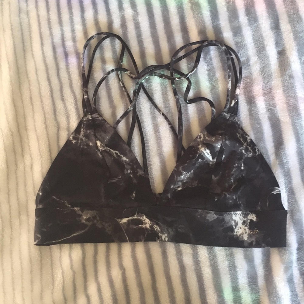 Pink small bonded bralette tie dye Victoria’s